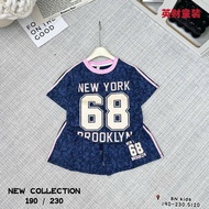 Short-sleeved sports clothes set 68 for girls 9-44kg (hp68)