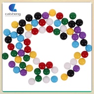 🔥 70Pcs Colored Plastic Marbles for Games Assorted Color Learning Balls Math Teaching Supplies