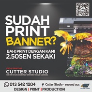 Banner Bunting Printing (PAKEJ)