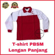 (PBSM) T-Shirt Uniform PBSM Lengan Panjang Tshirt Baju Sekolah Ko-Kurikulum