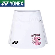 2024 New YONEX Badminton Skirt Half Skirt Sports Tennis Quick Drying Short Skirt for Women Breathable Soft Tennis Skirt Women
