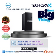 Dell Optiplex 7050 | Core i7 7th Gen  @3.60GHz  | 8 GB RAM | 500 GB HDD | MS Office 24 |
