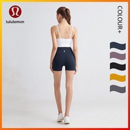 New 5 Color Lululemon Yoga High Waist Sports Running Shorts Pants