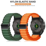 22 26mm For Garmin Ocean Nylon Quick Release Fenix 8 47 51mm Strap 5 5XPlus 6XPro 7XPro Watch Band I