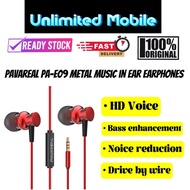 ♾️ Original Pavareal PA-E09 Metal Music Headset Suitable for IOS And Android