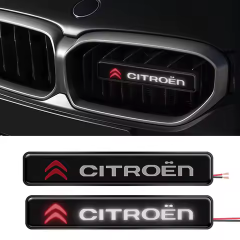 Car LED small light decorative light grille refitted haze warning light For Citroen C3 C4 X7 Xsara P