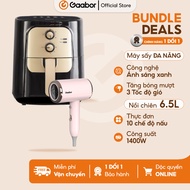Combo Gaabor 40 Nồi chiên không dầu dung tích lớn 6.5L AF65M-BK01A và Máy sấy tóc ánh sáng xanh GHD-