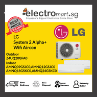 LG System 2 Alpha+ WIFI Aircon Outdoor Z4UQ28GFA0 Indoor AMNQ09GSJC0,AMNQ12GSJC0,AMNQ18GSKC0,AMNQ24GSKC0