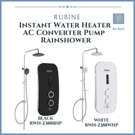 [SG SELLER] Rubine Bow Rain Series Instant Water Heater 2388 Booster Pump