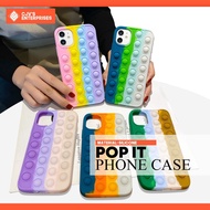 ™✉✙Pop It Case Oppo A5s A12 A7 A3s A12e A15 A15s Phone Cover Push Bubble Sensory Stress Reliver Case