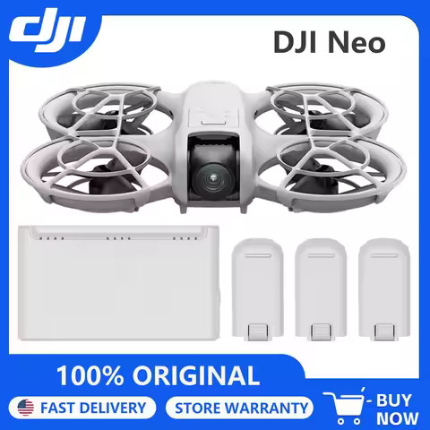 DJI Neo, Mini Drone with 4K UHD Camera for Adults,135g Self Flying Drone that Follows You, Palm Take