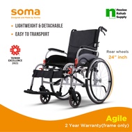 SOMA AGILE LIGHTWEIGHT DAF WHEELCHAIR (18" Seat)