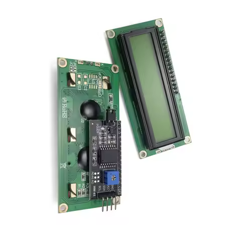 LCD1602 I2C Module Blue Green Screen 16x2 Character LCD Display PCF8574 PCF8574T 5V IIC Adapter for 