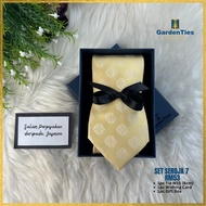 SET SEROJA 7 - Tie Songket Gift Set, Necktie Gift Set, Songket Tie, Neck tie for men,Tie Songket,Gif