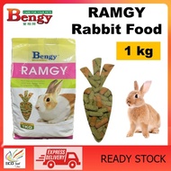 Bengy Ramgy Rabbit Food - 1kg - Makanan Arnab