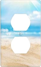 Blue Ocean Beach Single Duplex Outlet Light Switch Plate Cover Decor Wall Plate Decorative Outlet Co