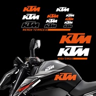 KTM Logo Sticker Motorcycle Fuel Tank Decal Ready To Race Sticker Accessori Waterproof for KTM 125 2