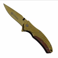 pisau lipat Original BOKER F88 warna Gold terbaru termurah