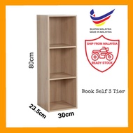🔥 3 Tier utility shelf book shelf rak buku