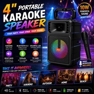 ZQS14107 Mini Bluetooth Speaker Portable Wireless Speaker with Microphone Karaoke Speaker Outdoor Sp