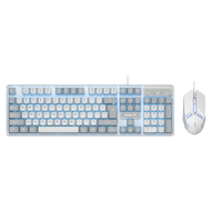 AULA F3061 Combo RGB Keyboard Mouse Set Cheapest Gaming Keyboard Set Ideal for Computers & Laptops