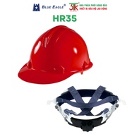 HR35 Labor Safety Helmet – HDPE Shell, EU Standard Chin Strap, 6-Point Suspension System, Meets EN39
