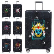 Travel Suitcase Cover Suitable  18-32 Inch Thick Luggage Dust Covers Monster Series Baggage Protecti