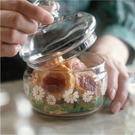 日本ADERIA 昭和復古花朵玻璃罐360ml-多款