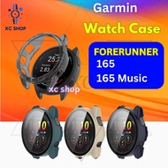 Garmin Forerunner F165 hard pc case FR 165 tempered glass FR165 screen protector soft cover music wa