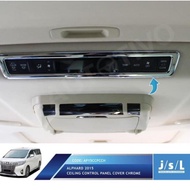 Chrome ring Panel ac control ceiling all new alphard toyota accessories 8H3