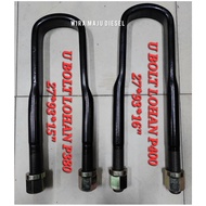 U Rear Spring Locking BraceBolt 27x93x400 Hino Lohan Tronton - UK: 27x93x400