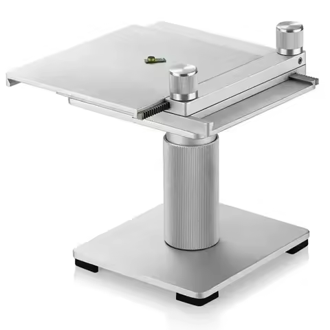 100x100mm Aluminium Alloy Microscope Stand Precision Two-way Route Mechanical Table 40mmX-Y Microsco