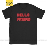 Mr Robot Hello Friend Men's T Shirt Hacker Fsociety Hack Corp Mask Linux Programmer Tee Short Sleeve