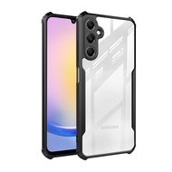 SAMSUNG A05 CASE / A05S TRANSPARENT CLEAR CASE ANTI-SHOCKPROOF BLACKFusion