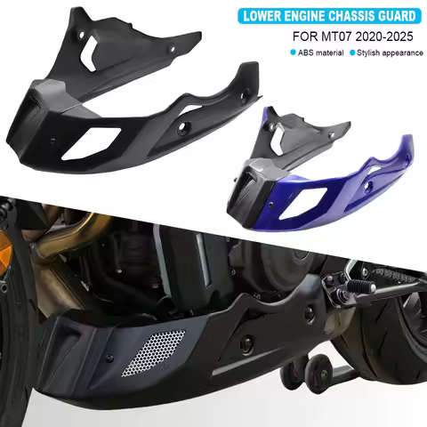 MT07 2025 Motorcycle Accessories For MT07 MT-07 MT 07 2020-2025 Belly Pan Lower Engine Chassis Guard