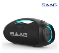 SAAG Bluetooth Speaker Storm ลำโพงบลูทูธ กันน้ำ ไฟRGB เบสแน่น สินค้ารับประกัน 2ปี
