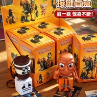 Hot sale new AI Foreign Mountain and Sea Sound Button Blind Box Toy Boys and Girls Lottery Wooden St