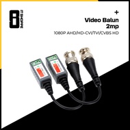Video balun 1080P AHD/HD-CVI/TVI/CVBS 2mp Screw HD Video Balun Transmitter Cat5