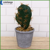 🍳 Artificial Cactus Plant in Pot for Home Decor, Lifelike and Vivid Multi-Color, 4.72x4.72x9.84 Inch