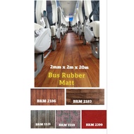 Getah lantai utk camper van, Bus persiaran, MRT, Train, show room floor rubber matt