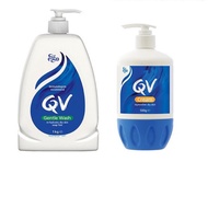 Authentic and Genuine -Bundle Packs of QV Gentle Wash 1L and QV Cream 500g
