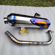 Djual - Knalpot Standar Racing JIMSCO Original Type J1 Blue Vario Honda Stylo PCX Aerox Nmax ADV Bea