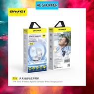 Awei T78 True Wireless Sports Earbuds with Charging Case TWS Bluetooth Earbuds Sport TWS Wireless Ea