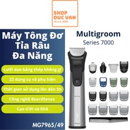 Philips Norelco Multigroom 7000 MG7965/49 Multifunction Trimmer 22 Accessories, Beardsense Sensor, 5