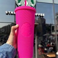[READY STOCK] STUDDED SERIES 2021 Starbucks Studded Tumbler Cup with Straw 24oz 709ml 星巴克榴莲吸管杯