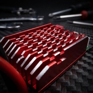 BACKSTREET4FC3 Brushed ESC, Brushed Motor 60A Electronic Speed Controller, Durable Waterproof Red Sw