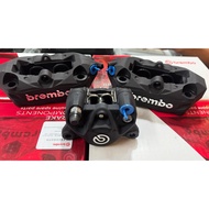 100% ORIGINAL BREMBO M3 K50 P34 SPRAY BLACK SILVER LOGO 100MM Brake Caliper 4Pot 2POT Right LEFT Han