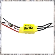 [G Q L W] BLHeli Brushless ESC 200A 2-6S 6V 5A BEC for RC FPV Multirotor Fixed Wing Drone DIY Parts