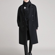 High Quality Jaket Lelaki Quality Cotton Men's long trench coat, autumn and winter woolen coat, men'