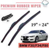 BMW 3 Series F30 / F31 / F34 / F80 (2012-2019) PREMIUM RUBBER WIPER BLADE WINDSCREEN WIPER